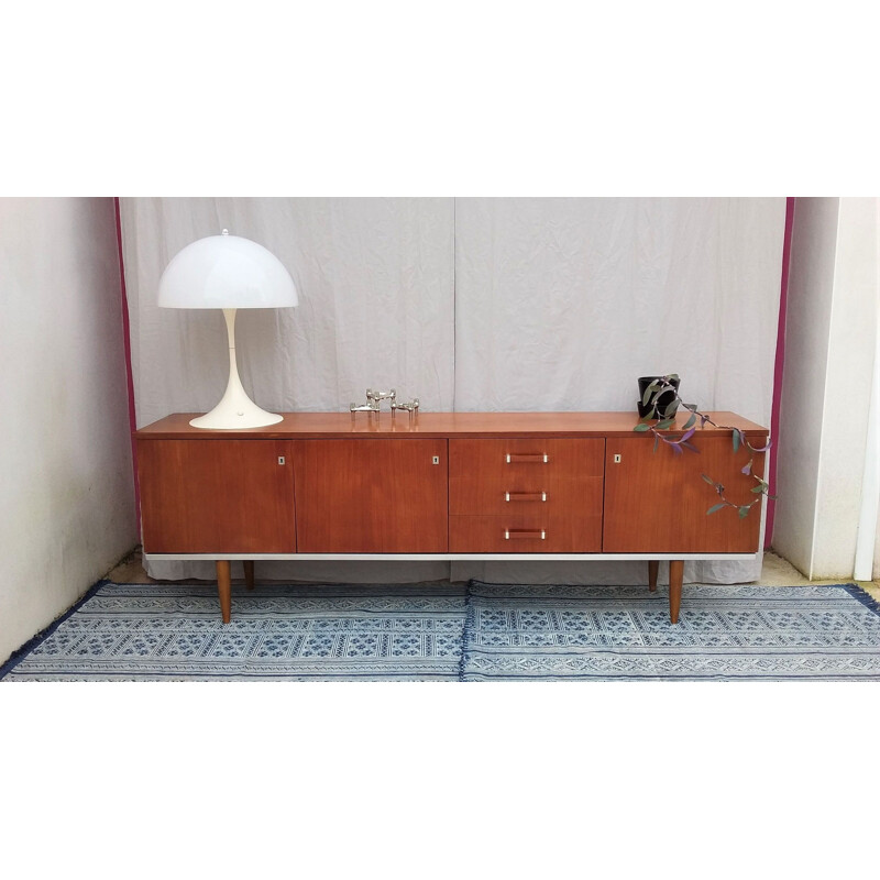 Vintage Scandinavian sideboard in teak