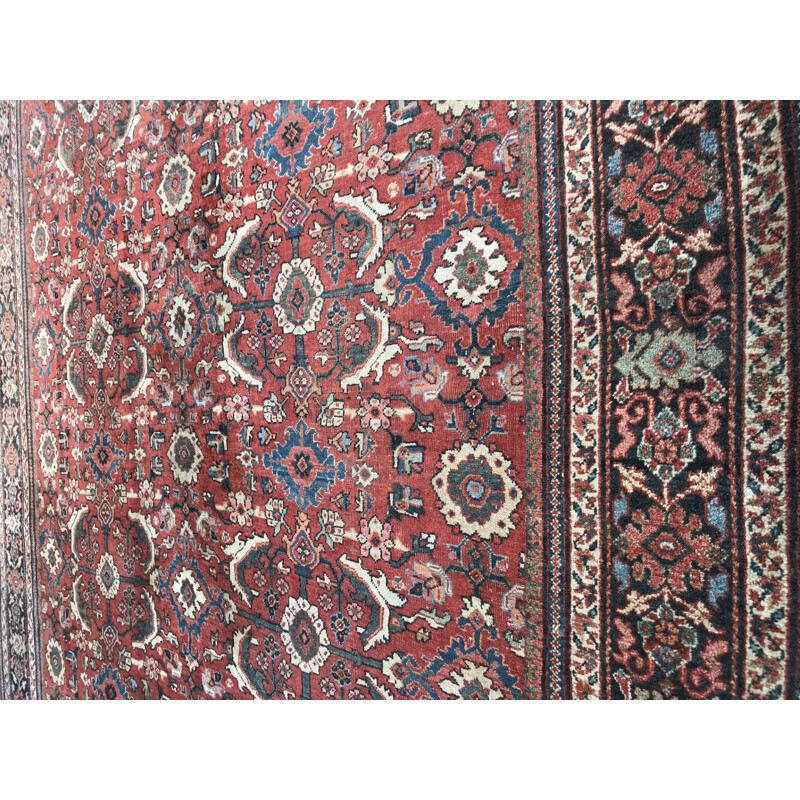 Large vintage Persian carpet in wool