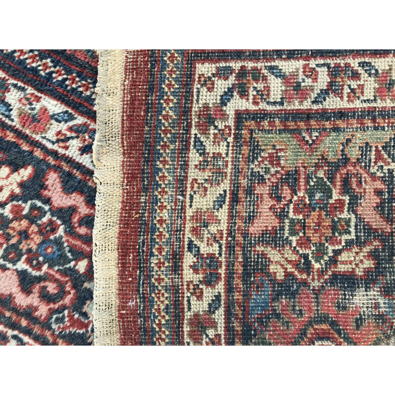 Large vintage Persian carpet in wool