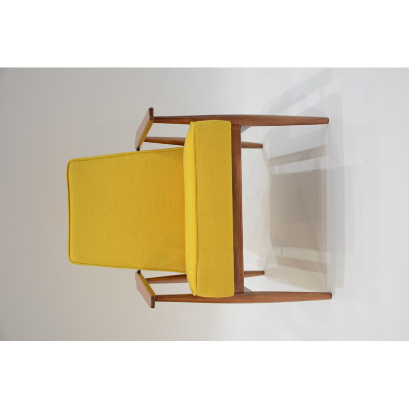 Fauteuil FOX jaune en bois