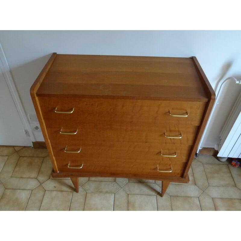 Vintage wooden chest of drawers