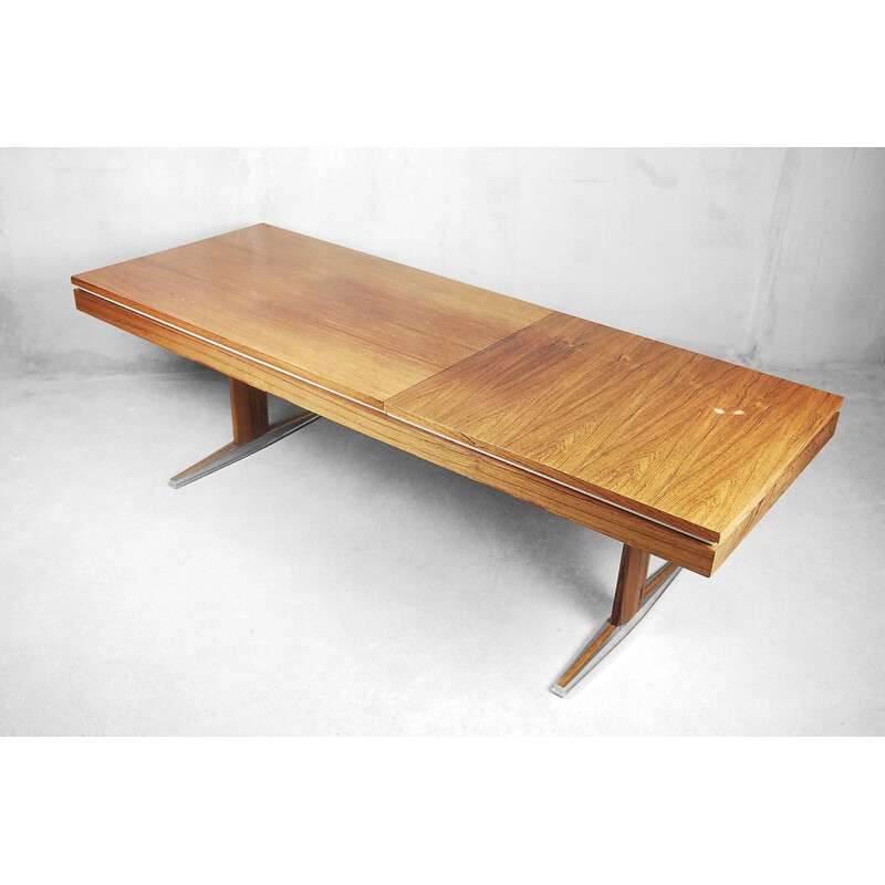 Vintage German table in rosewood