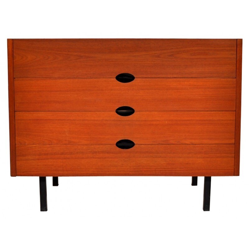 Charron teak dressing table, Joseph-André MOTTE - 1960s