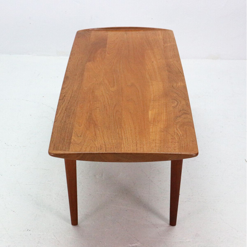 Vintage teak coffee table for France & Daverkosen