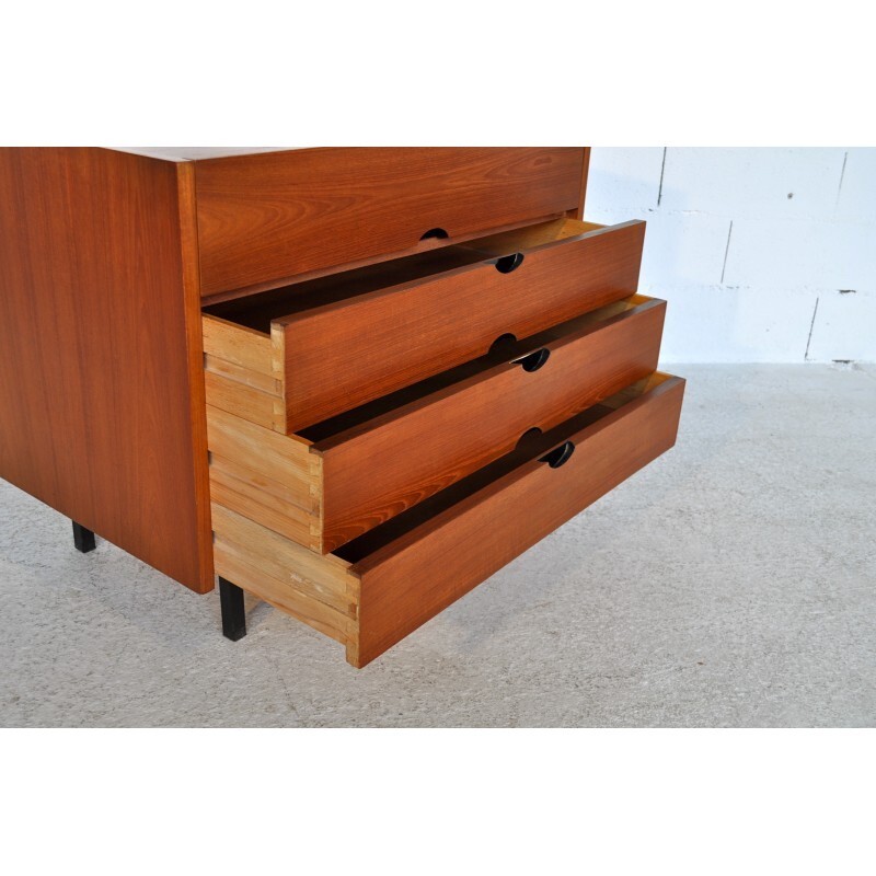 Charron teak dressing table, Joseph-André MOTTE - 1960s