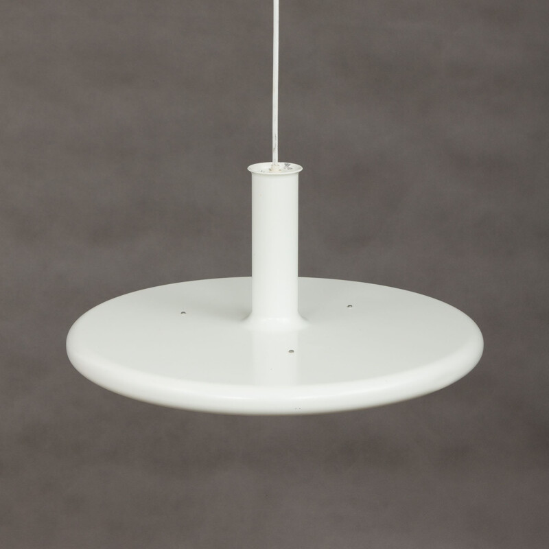 Vintage Fog & Morup Optima 6 lamp in white metal 1970