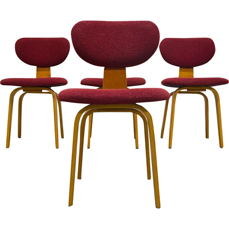 Set of 4 SB02 chairs by Cees Braakman for Pastoe