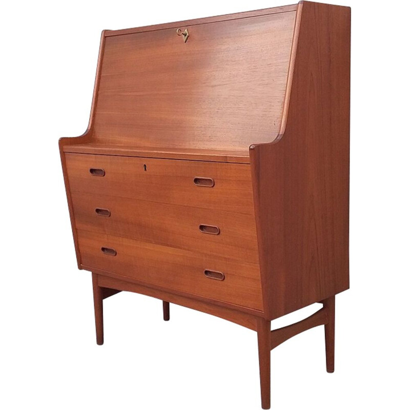 Vintage Danish secretary by Arne Vahl Iversen for Vinde Møbelfabrik