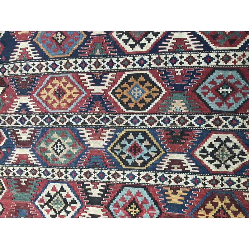 Vintage Turkish Kilim rug