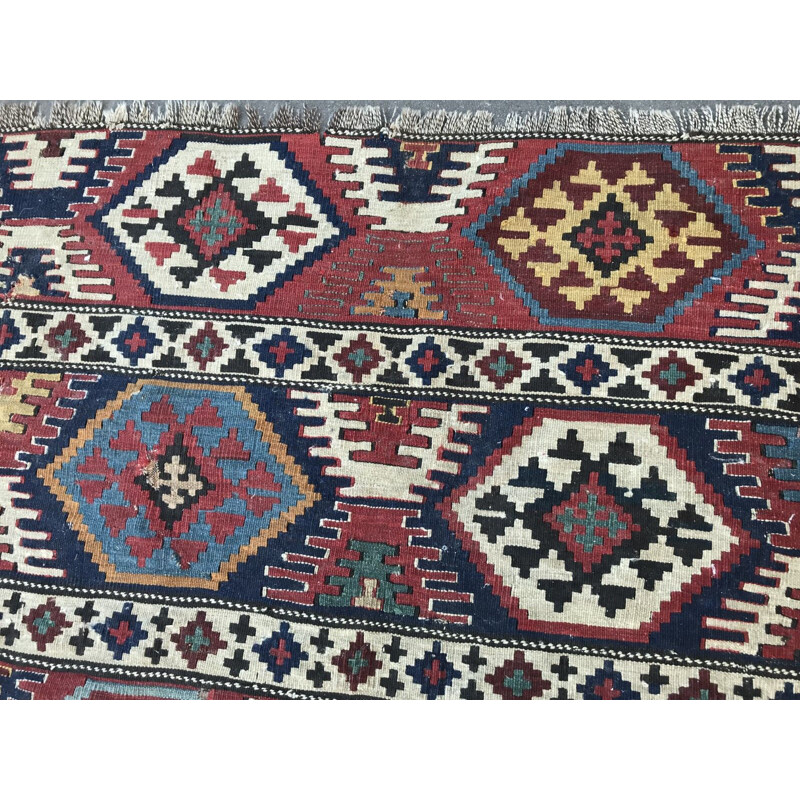 Vintage Turkish Kilim rug