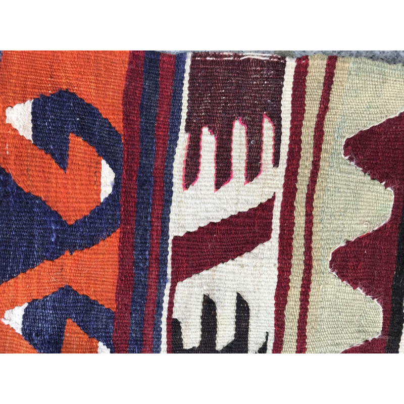 Vintage Turkish Anatolian Kilim rug