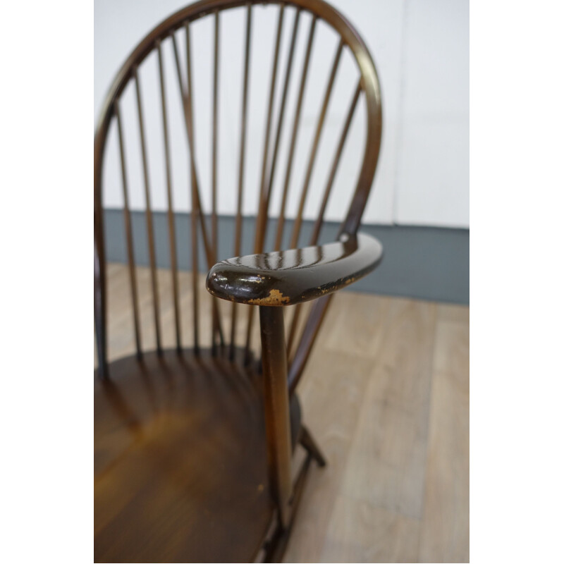 Vintage Windsor grandfather armchair by Ercol