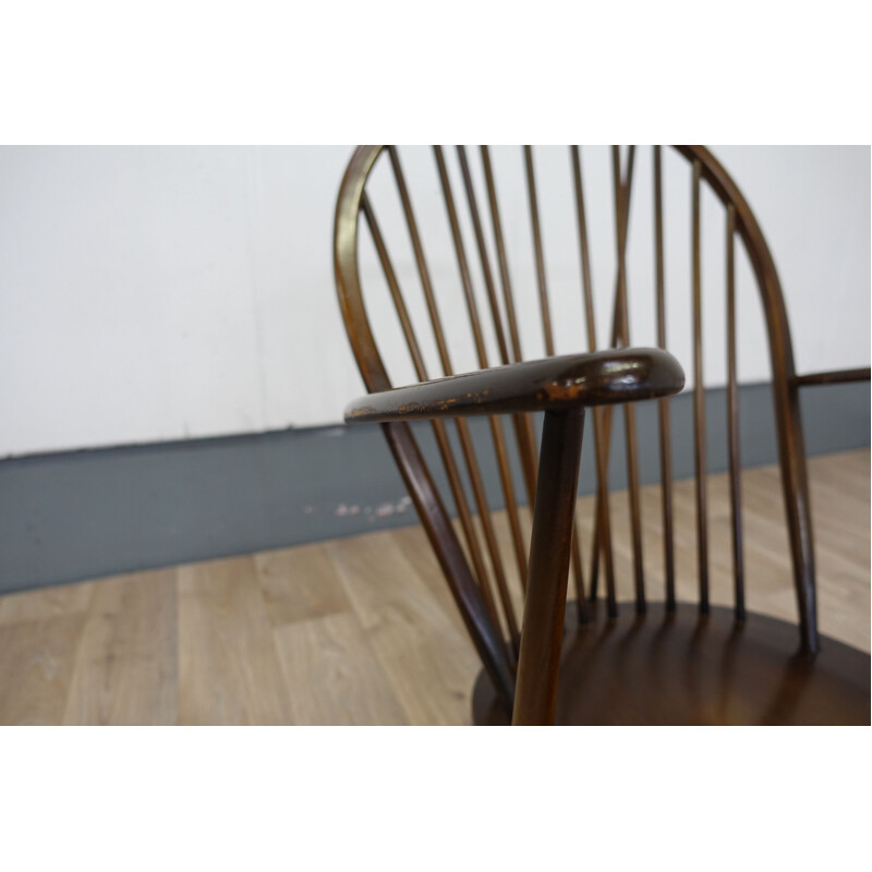 Vintage Windsor grandfather armchair by Ercol