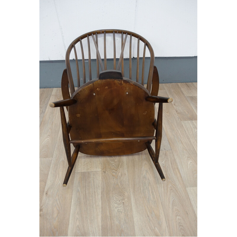 Vintage Windsor grandfather armchair by Ercol