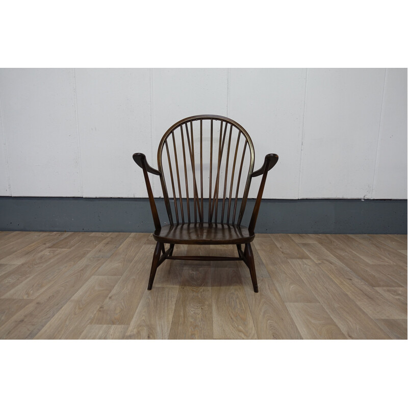 Vintage Windsor grandfather armchair by Ercol