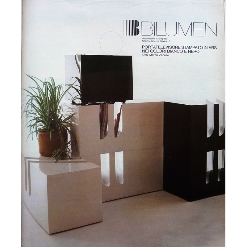 Table basse en plastique blanc, Marco ZANUSO - 1970