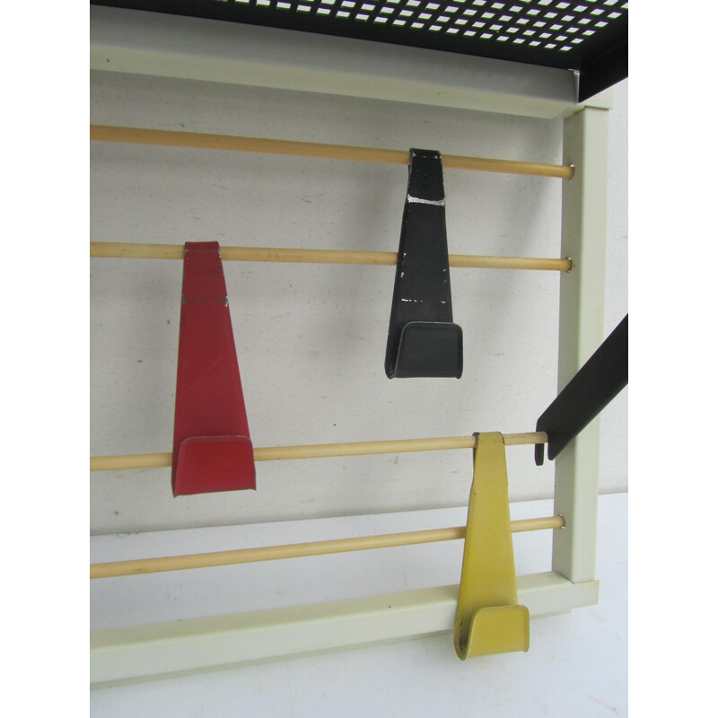 Scandinavian coatrack in metal, Tjerk REIJENGA - 1950s