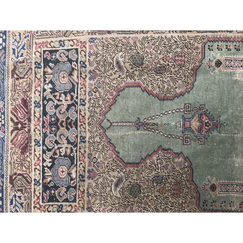 Vintage Turkish rug in wool