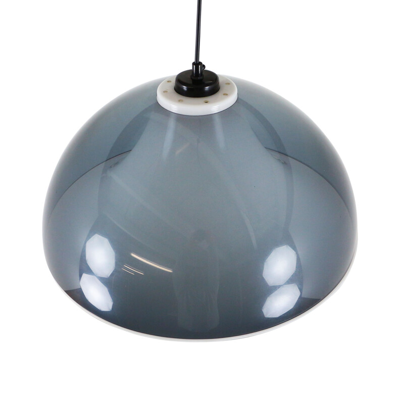 Vintage scandinavian plastic acrylic pendant light 1970