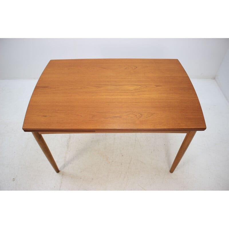 Table vintage danoise en teck extensible 1960
