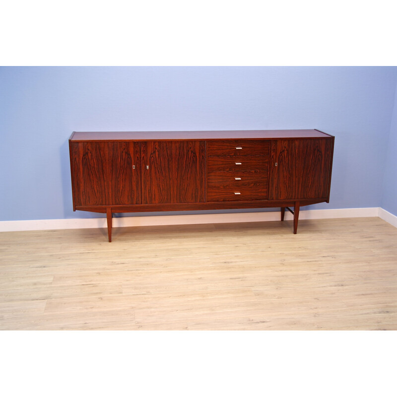 Vintage dutch sideboard in rosewood from the 1960s