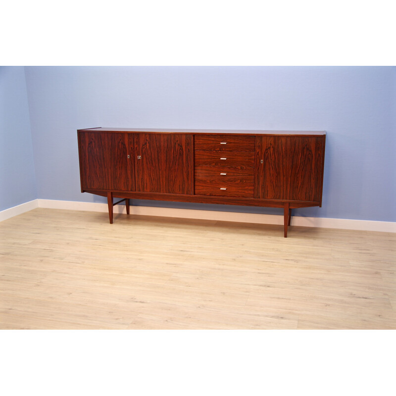 Vintage dutch sideboard in rosewood from the 1960s