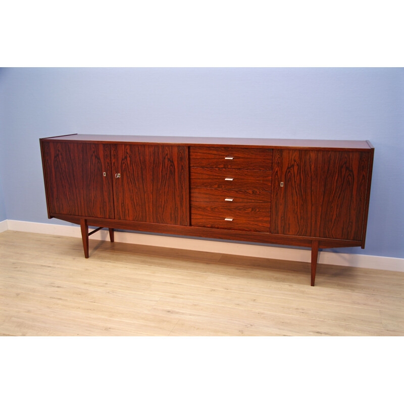 Vintage dutch sideboard in rosewood from the 1960s