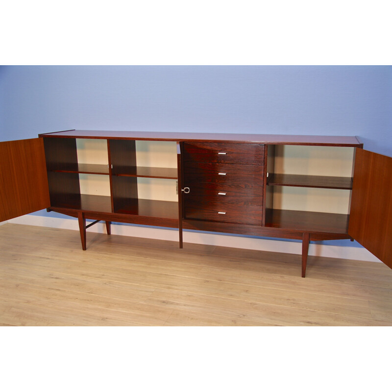 Vintage dutch sideboard in rosewood from the 1960s