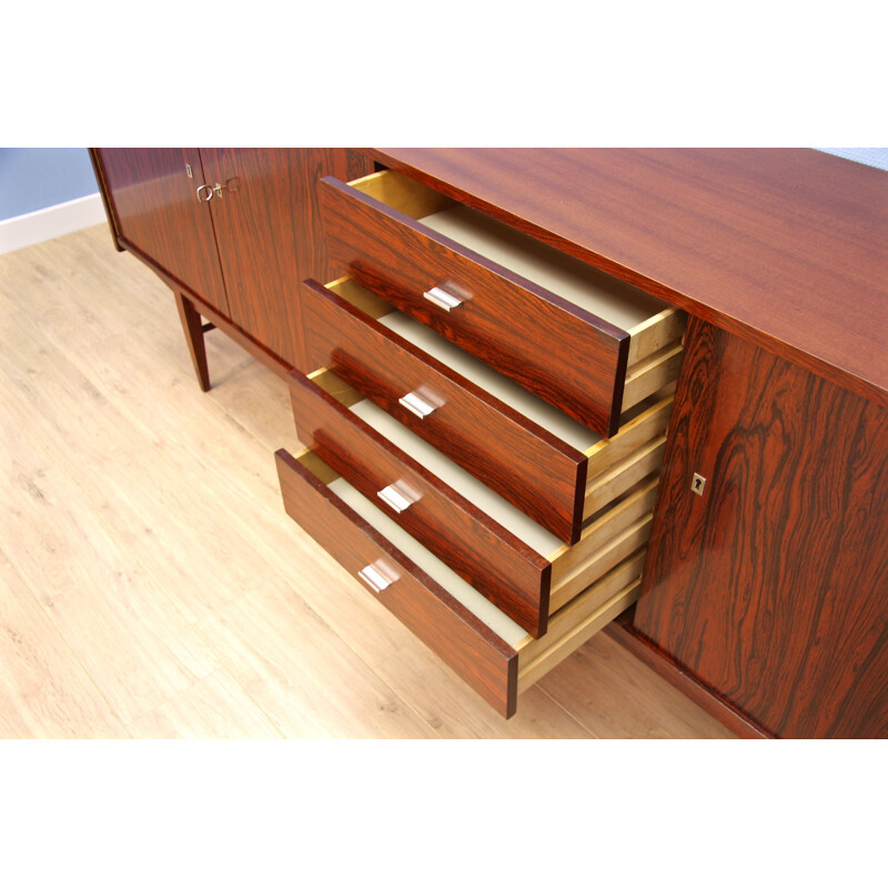 Vintage dutch sideboard in rosewood from the 1960s