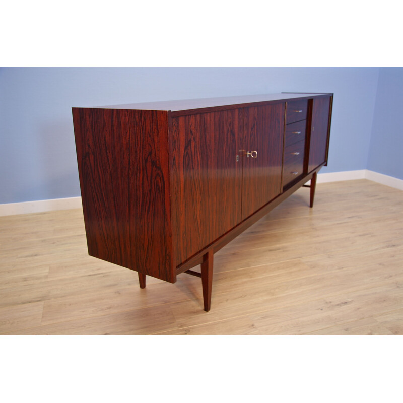 Vintage dutch sideboard in rosewood from the 1960s