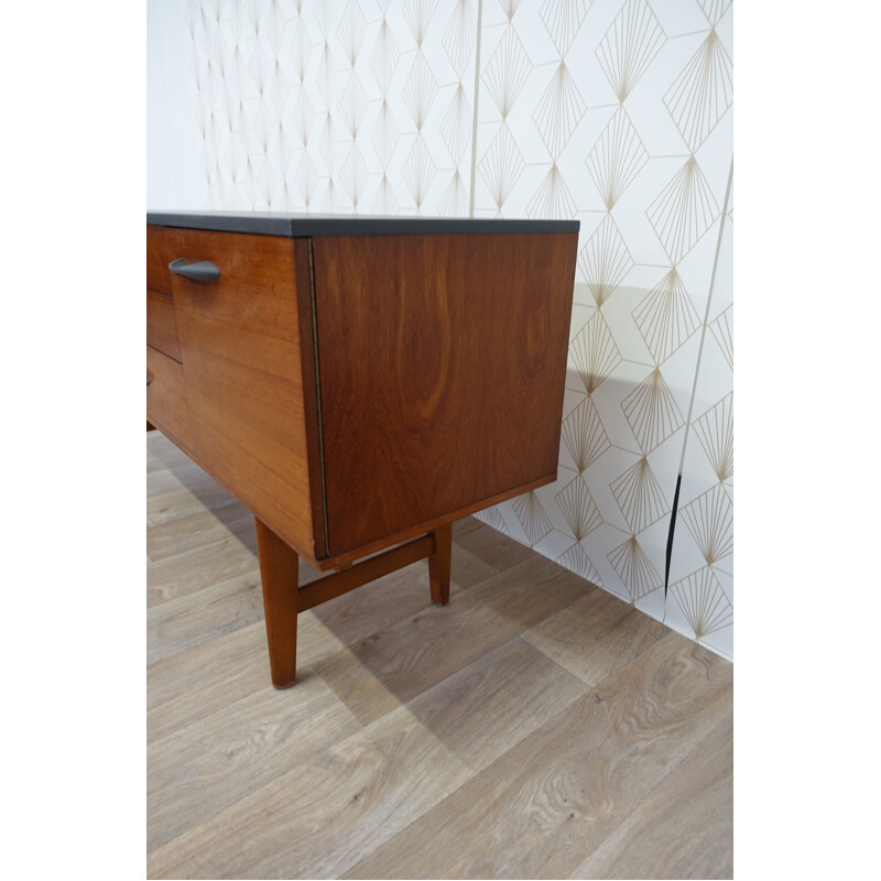 Vintage english Avalon grey sideboard in teak 1960