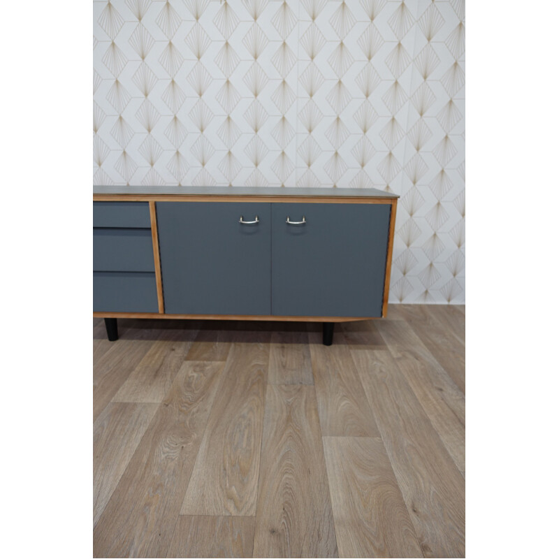 Vintage Avalon grey sideboard with drawers 1950