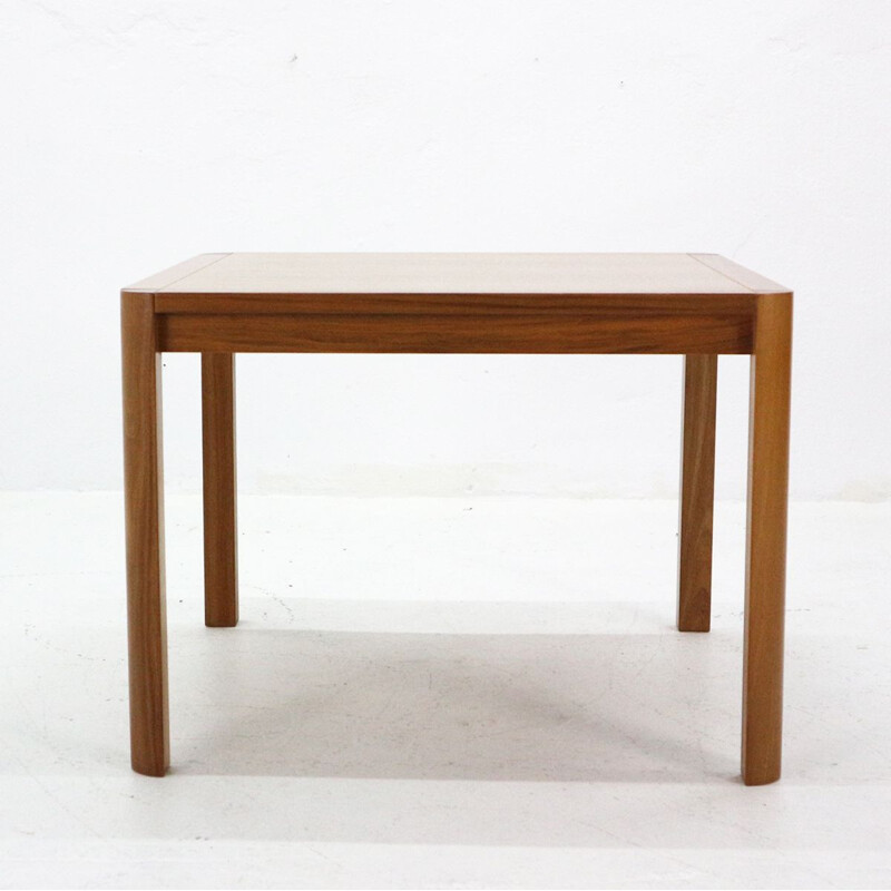 Vintage square side table in rosewood