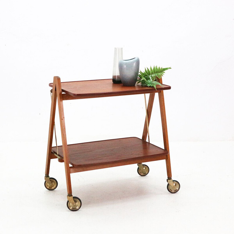 Vintage trolley in teak