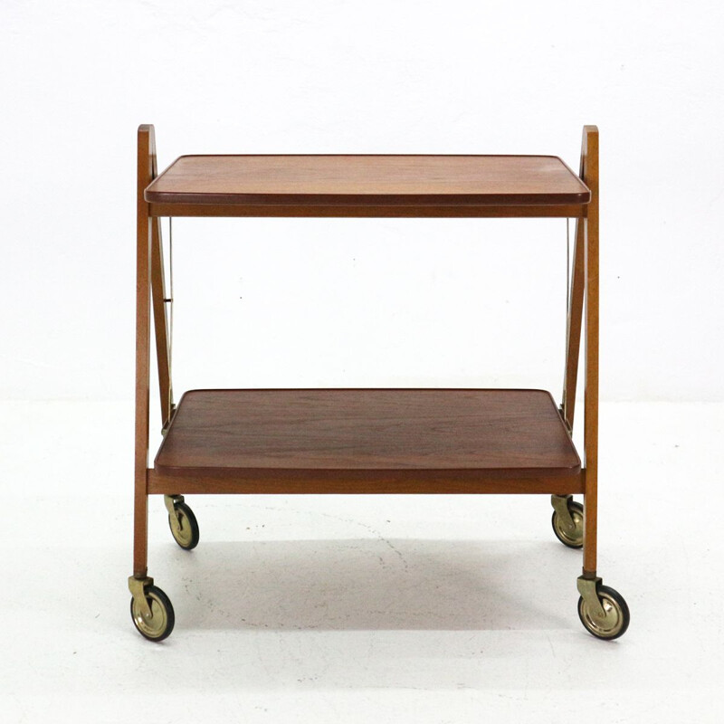 Vintage trolley in teak