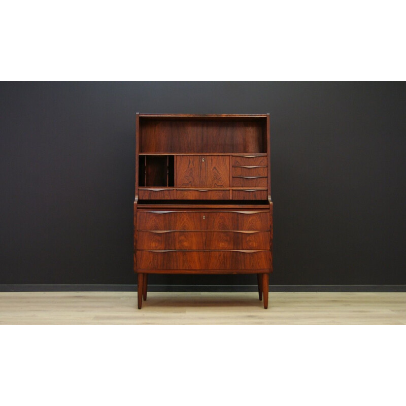 Vintage secretaire Danish design in rosewood