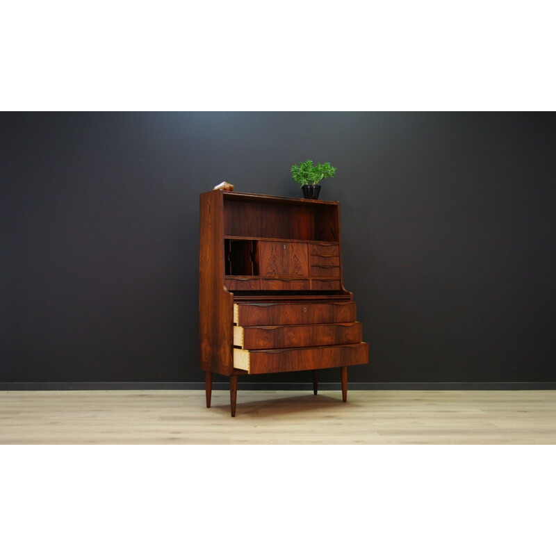 Vintage secretaire Danish design in rosewood