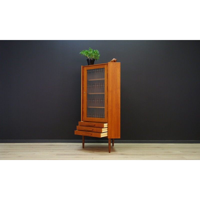 Vintage corner cabinet in teak by P Rimme