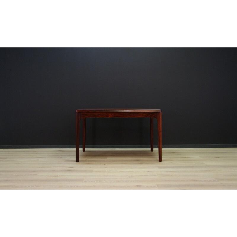 Vintage table in rosewood by H. Kjaernulf