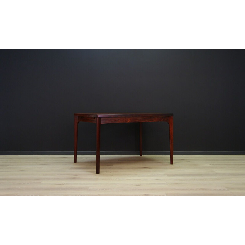 Vintage table in rosewood by H. Kjaernulf