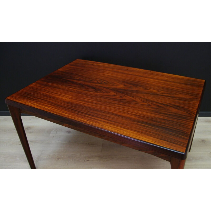 Vintage table in rosewood by H. Kjaernulf
