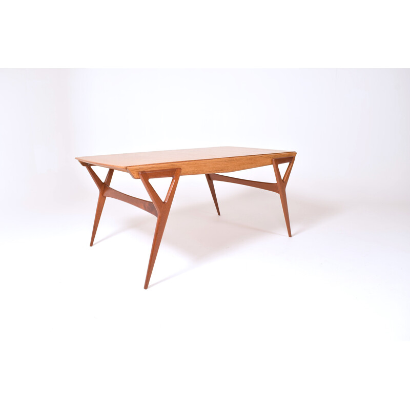 Vintage table by Louis Paolozzi for René Godfrid