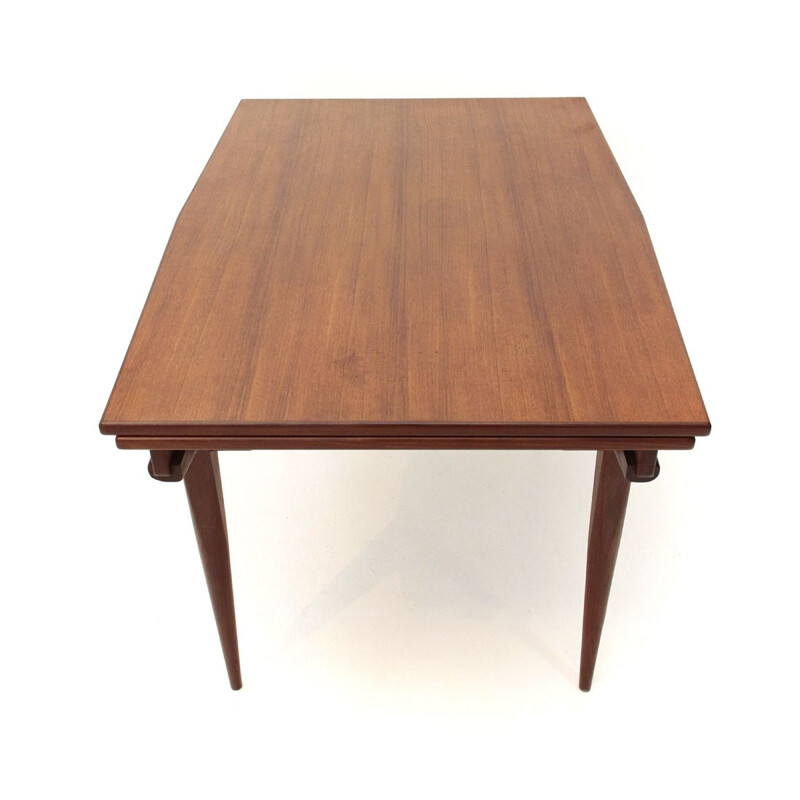 Vintage extendable table in teak