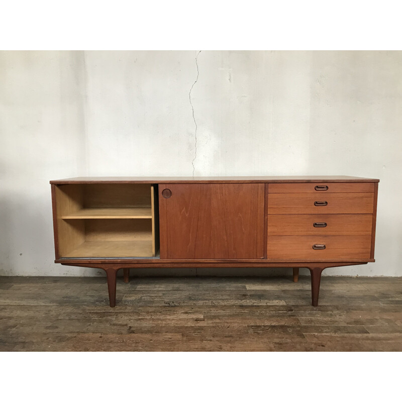 Vintage British sideboard in teak by Wrighton