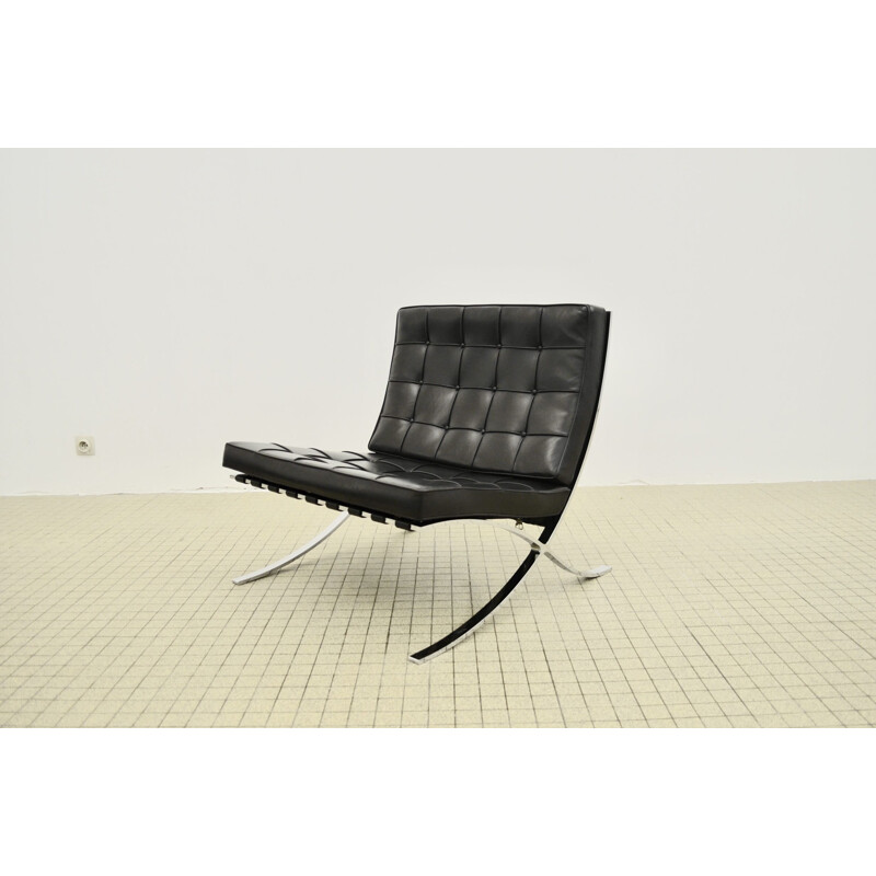 Fauteuil lounge vintage "Barcelona" par Knoll