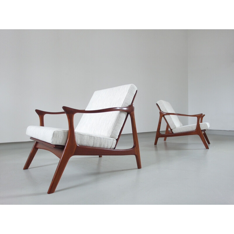 Paie de fauteuils vintage danois par Arne Hovmand Olsen pour Mogens Kold