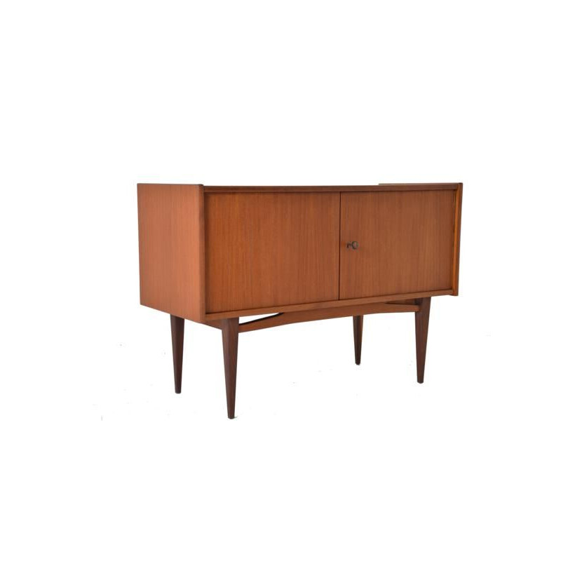 Little vintage scandinavian sideboard in teak 1960