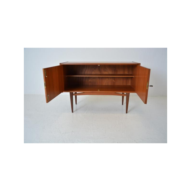 Little vintage scandinavian sideboard in teak 1960