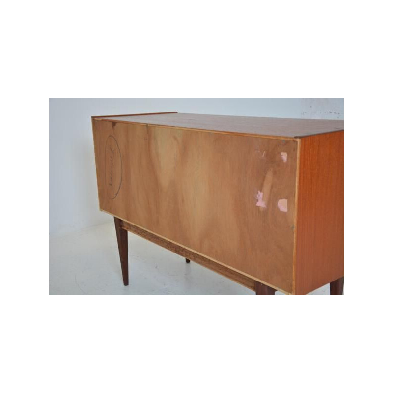 Little vintage scandinavian sideboard in teak 1960