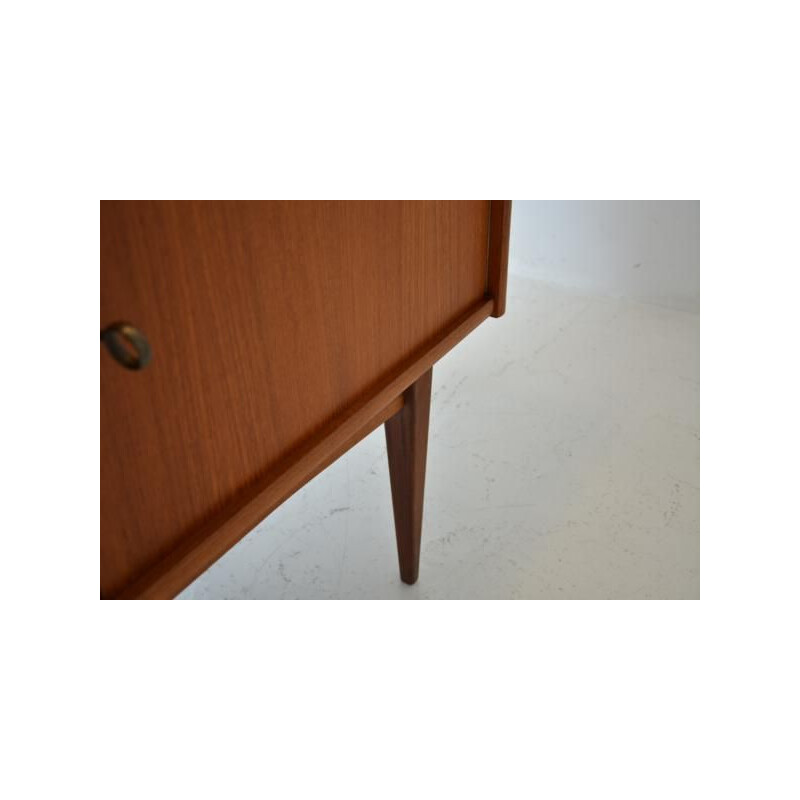 Little vintage scandinavian sideboard in teak 1960